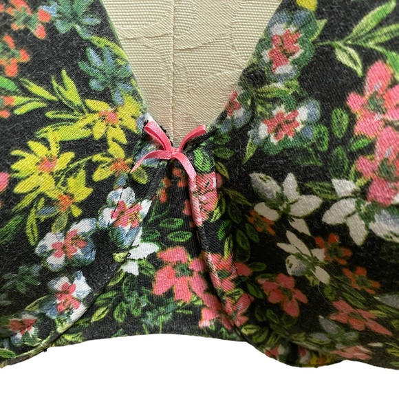 Cacique Lightly Lined Full Coverage Bra Size 48D Tropical Print - Picture 7 of 12